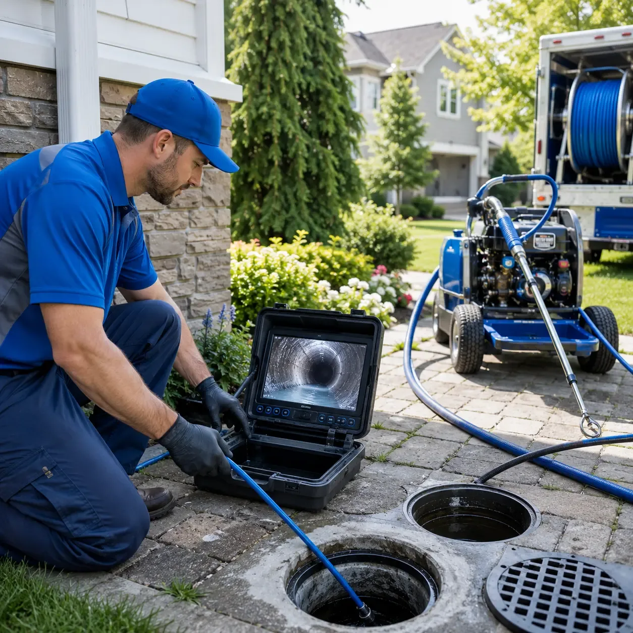 Outdoor drain cleaning professionals serving Cedar Lake, IN